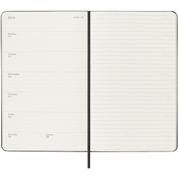 Kalender 18M WeekNote Hard Cover Large Black i gruppen  Papir & Blokk / Kalendere / 18 md kalendere hos Pen Store (135591)