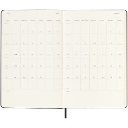 Kalender 18M Weekly Hard Cover Horisontell Large Black i gruppen  Papir & Blokk / Kalendere / 18 md kalendere hos Pen Store (135594)