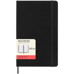 Kalender 18M Daily Hard Cover Large Black i gruppen  Papir & Blokk / Kalendere / 18 md kalendere hos Pen Store (135596)