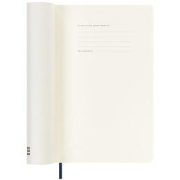 Kalender 18M WeekNote Soft Cover Large Sapphire Blue i gruppen  Papir & Blokk / Kalendere / 18 md kalendere hos Pen Store (135599)