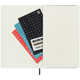 Kalender 18M WeekNote Soft Cover Large Sapphire Blue i gruppen  Papir & Blokk / Kalendere / 18 md kalendere hos Pen Store (135599)