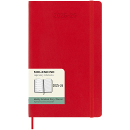 Kalender 18M WeekNote Soft Cover Large Red i gruppen  Papir & Blokk / Kalendere / 18 md kalendere hos Pen Store (135600)
