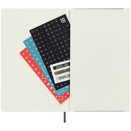 Kalender 18M WeekNote Soft Cover Large Myrtle Green i gruppen  Papir & Blokk / Kalendere / 18 md kalendere hos Pen Store (135603)