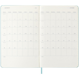 Kalender 18M WeekNote Hard Cover Large Aquamarine i gruppen  Papir & Blokk / Kalendere / 18 md kalendere hos Pen Store (135604)