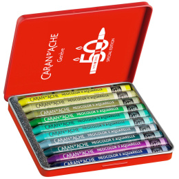 Neocolor II Aquarelle 50 Years Lush 10-sett i gruppen Kunstnermateriell / Kunstnerfarge / Pastell / Vokspasteller hos Pen Store (135628)