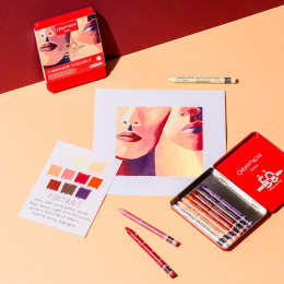 Neocolor II Aquarelle 50 Years Portrait 10-sett i gruppen Kunstnermateriell / Kunstnerfarge / Pastell / Vokspasteller hos Pen Store (135629)