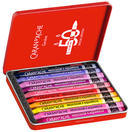 Neocolor II Aquarelle 50 Years Pop 10-sett i gruppen Kunstnermateriell / Kunstnerfarge / Pastell / Vokspasteller hos Pen Store (135630)