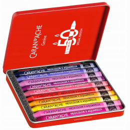 Neocolor II Aquarelle 50 Years Pop 10-sett i gruppen Kunstnermateriell / Kunstnerfarge / Pastell / Vokspasteller hos Pen Store (135630)