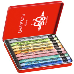 Neocolor II Aquarelle 50 Years Pastel 10-sett i gruppen Kunstnermateriell / Kunstnerfarge / Pastell / Vokspasteller hos Pen Store (135631)