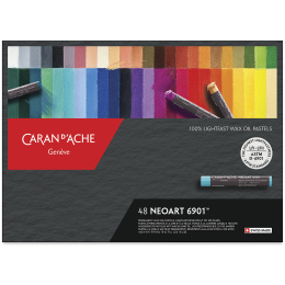 Neoart voks- og oljepastell 48-sett i gruppen Kunstnermateriell / Kritt og blyanter / Pastellkritt hos Pen Store (135636)