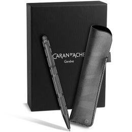 Ecridor Black Lines Sett Kulepenn og Lær etui i gruppen Penner / Fine Writing / Kulepenner hos Pen Store (135641)