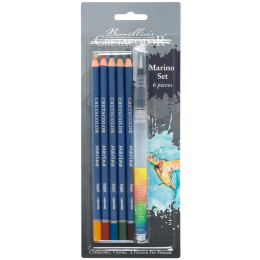 Marino Akvarellset 6 deler i gruppen Penner / Kunstnerpenner / Akvarellblyanter hos Pen Store (135645)
