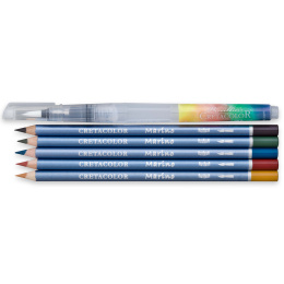 Marino Akvarellset 6 deler i gruppen Penner / Kunstnerpenner / Akvarellblyanter hos Pen Store (135645)