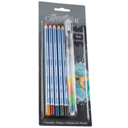Marino Akvarellset 6 deler i gruppen Penner / Kunstnerpenner / Akvarellblyanter hos Pen Store (135645)