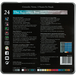 The Aquarino Box akvarellset 24 deler i gruppen Penner / Kunstnerpenner / Akvarellblyanter hos Pen Store (135647)