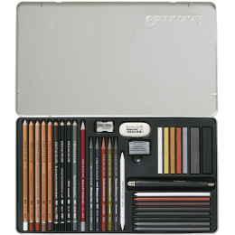 Ultimo Tegnesett 35 deler i gruppen Kunstnermateriell / Kritt og blyanter / Grafitt og blyant hos Pen Store (135653)