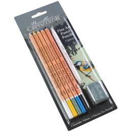 Fine Art Pastellpennsett 7 deler i gruppen Penner / Kunstnerpenner / Pastellblyanter hos Pen Store (135654)