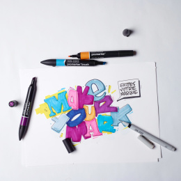 Promarker Modern Lettering Wallet 25-sett i gruppen Penner / Kunstnerpenner / Illustrasjonmarkers hos Pen Store (135657)