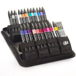 Promarker Modern Lettering Wallet 25-sett i gruppen Penner / Kunstnerpenner / Illustrasjonmarkers hos Pen Store (135657)