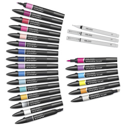 Promarker Modern Lettering Wallet 25-sett i gruppen Penner / Kunstnerpenner / Illustrasjonmarkers hos Pen Store (135657)