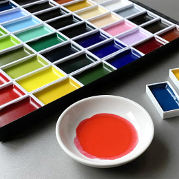 Gansai Tambi Akvarell 18-sett i gruppen Kunstnermateriell / Kunstnerfarge / Akvarellmaling / Akvarellmaling i kopp hos Pen Store (135660)