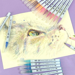 Clean Color Real Brush Illustration 8-set 2 i gruppen Penner / Kunstnerpenner / Penselpenner hos Pen Store (135664)