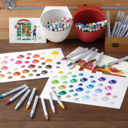 Clean Color Real Brush Illustration 8-set 2 i gruppen Penner / Kunstnerpenner / Penselpenner hos Pen Store (135664)