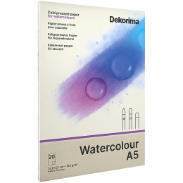 Watercolour Pad 165g A5 i gruppen  Papir & Blokk / Artistblokk / Akvarellpapir hos Pen Store (135679)