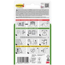 Command Bildeoppheng Strips Value Pack Medium/Large i gruppen Hobby & Kreativitet / Organisere / Rammer / Bildeoppheng hos Pen Store (135684)