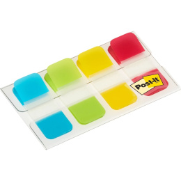 Post-it Indekstapper 15,8 x 38,1 mm Strong, 4 farger i gruppen  Papir & Blokk / Skrive og ta notater / Post-it og notisblokker hos Pen Store (135699)