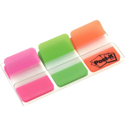 Post-it Indekstapper 25,4 x 38,1 mm Strong, 3 farger i gruppen  Papir & Blokk / Skrive og ta notater / Post-it og notisblokker hos Pen Store (135700)