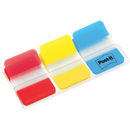 Post-it Indekstapper 25,4 x 38,1 mm Strong, 3 farger i gruppen  Papir & Blokk / Skrive og ta notater / Post-it og notisblokker hos Pen Store (135701)