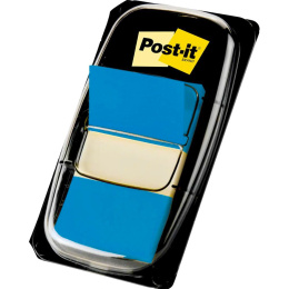 Post-it Indeksfaner 25,4 x 43,2 mm Blå i gruppen  Papir & Blokk / Skrive og ta notater / Post-it og notisblokker hos Pen Store (135702)