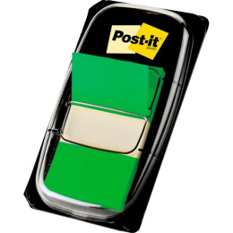 Post-it Indeksfaner 25,4 x 43,2 mm Grønn i gruppen  Papir & Blokk / Skrive og ta notater / Post-it og notisblokker hos Pen Store (135703)