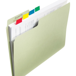 Post-it Indeksfaner 25,4 x 43,2 mm Gul i gruppen  Papir & Blokk / Skrive og ta notater / Post-it og notisblokker hos Pen Store (135704)