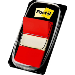 Post-it Indeksfaner 25,4 x 43,2 mm Rød i gruppen  Papir & Blokk / Skrive og ta notater / Post-it og notisblokker hos Pen Store (135706)