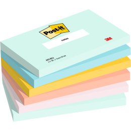Post-it 76x127 Fargemiks Beachside 6-pakning i gruppen  Papir & Blokk / Skrive og ta notater / Post-it og notisblokker hos Pen Store (135710)