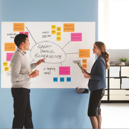 Post‑it Super Sticky 152×101 Meeting fargemiks Neon 4‑pakning i gruppen  Papir & Blokk / Skrive og ta notater / Post-it og notisblokker hos Pen Store (135734)