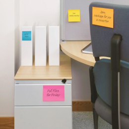 Post‑it Super Sticky 152×101 Meeting fargemiks Neon 4‑pakning i gruppen  Papir & Blokk / Skrive og ta notater / Post-it og notisblokker hos Pen Store (135734)