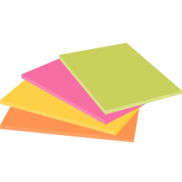 Post‑it Super Sticky 152×101 Meeting fargemiks Neon 4‑pakning i gruppen  Papir & Blokk / Skrive og ta notater / Post-it og notisblokker hos Pen Store (135734)