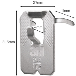 Claw Tavelkrok for gipsvegg 11 kg 2-pakning i gruppen Hobby & Kreativitet / Organisere / Rammer / Bildeoppheng hos Pen Store (135735)