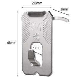 Claw Tavelkrok for gipsvegg 20 kg 2-pakning i gruppen Hobby & Kreativitet / Organisere / Rammer / Bildeoppheng hos Pen Store (135737)