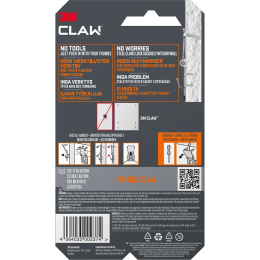 Claw Tavelkrok for gipsvegg 30 kg 2-pakning i gruppen Hobby & Kreativitet / Organisere / Rammer / Bildeoppheng hos Pen Store (135739)