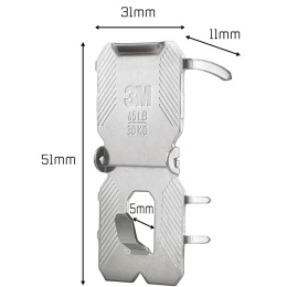 Claw Tavelkrok for gipsvegg 30 kg 2-pakning i gruppen Hobby & Kreativitet / Organisere / Rammer / Bildeoppheng hos Pen Store (135739)