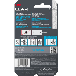 Claw Tavelkrok for gipsvegg 7 kg 2-pakning i gruppen Hobby & Kreativitet / Organisere / Rammer / Bildeoppheng hos Pen Store (135740)