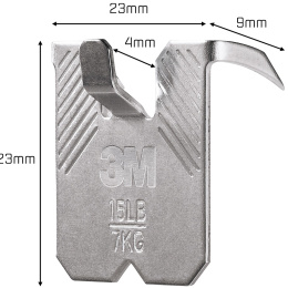 Claw Tavelkrok for gipsvegg 7 kg 2-pakning i gruppen Hobby & Kreativitet / Organisere / Rammer / Bildeoppheng hos Pen Store (135740)