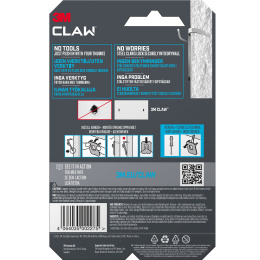 Claw Tavelkrok for gipsvegg 7 kg 4-pakning i gruppen Hobby & Kreativitet / Organisere / Rammer / Bildeoppheng hos Pen Store (135741)