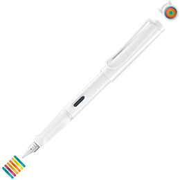 Safari All White Set Medium i gruppen Penner / Fine Writing / Fyllepenner hos Pen Store (135752)