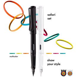 Safari All Black Set Medium i gruppen Penner / Fine Writing / Fyllepenner hos Pen Store (135755)