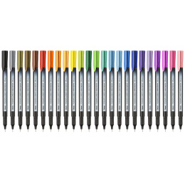 Pointliner Colour 24-sett i gruppen Penner / Kunstnerpenner / Tusjpenner hos Pen Store (135773)